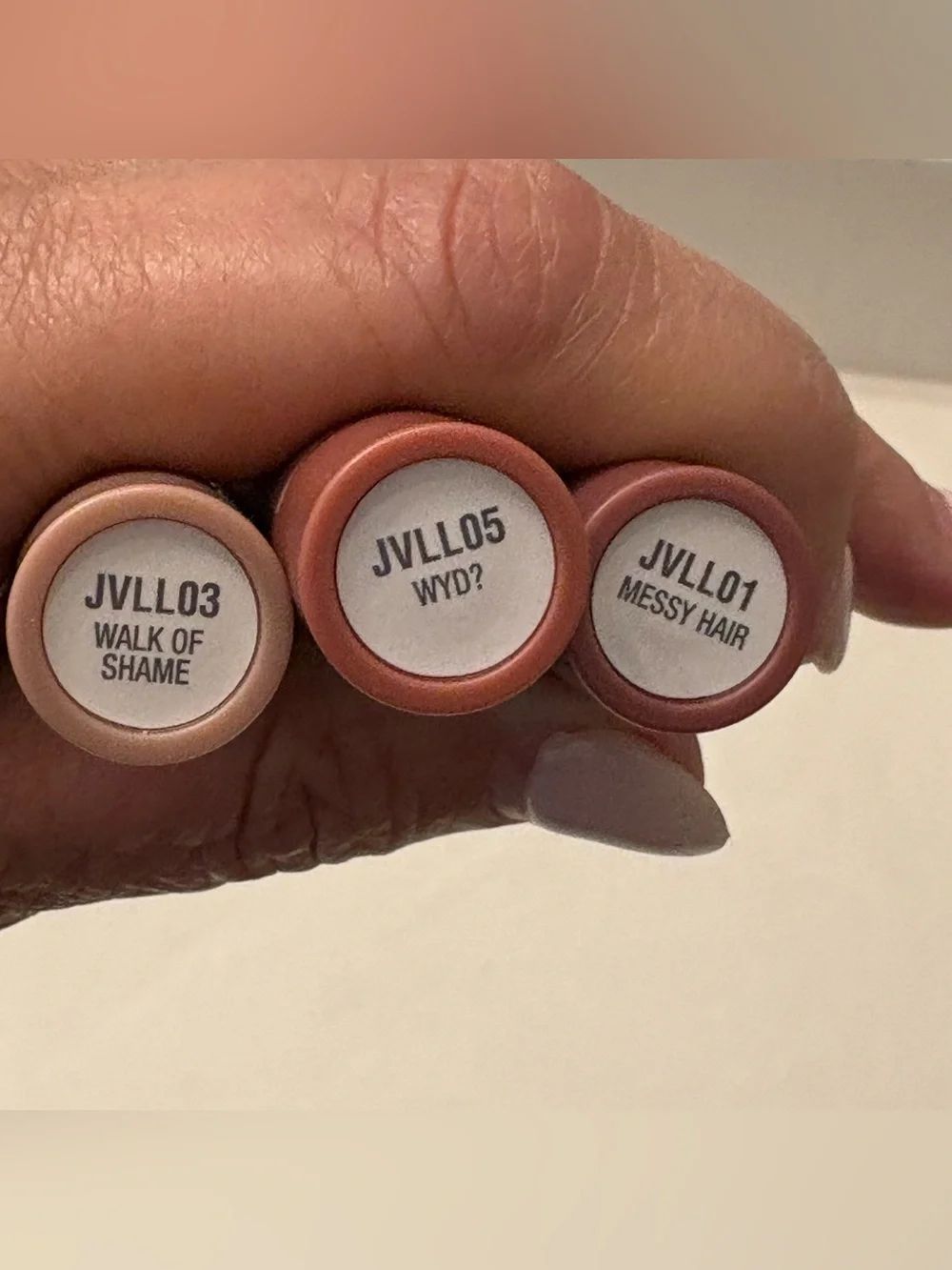 NEW Joah TMI Velvet Lip Color Set of 3 Messy Hair Walk of Shame WYD? KBeauty